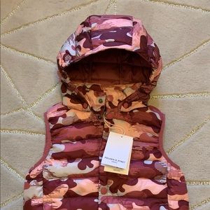 Polarn O Pyret Pink Puffer Vest - New